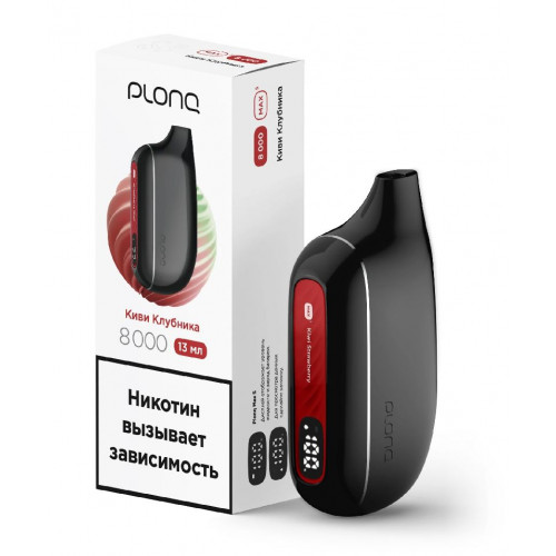 Электронная сигарета Plonq Max Smart Strawberry Kiwi (Плонг Макс Смарт Клубника Киви)
